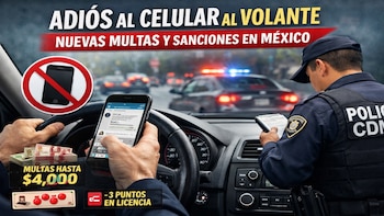 ¡Adiós al celular al volante! Estas son las nuevas multas y sanciones en México