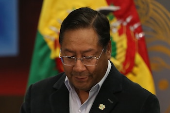 El presidente de Bolivia, Luis