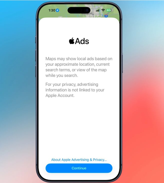 Apple Maps sigue integrando funciones en iOS 26.5 beta 4.