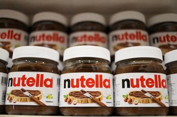 FILE PHOTO: Jars of Nutella