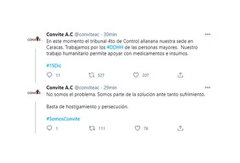 La ONG Convite pidió detener