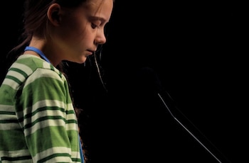 Climate change activist Greta Thunberg