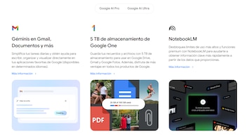 Google da a conocer las características de sus nuevos planes de IA.