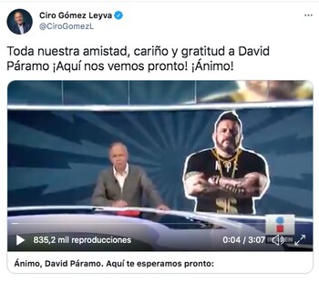 Ciro Gómez Leyva externó su