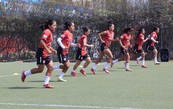 Con el objetivo puesto en la Copa América Colombia 2022, la selección femenina se preparará con dos amistoso frente a México (Foto: FPF)