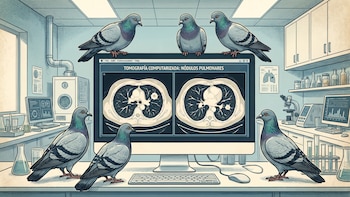 Cómo el sistema visual de las palomas podría impulsar una IA capaz de detectar cáncer de pulmón