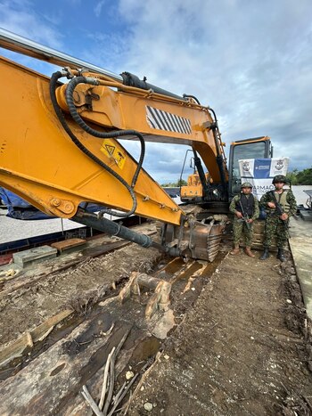 La operación desarticuló estructuras logísticas vinculadas al Clan del Golfo, debilitando las economías ilícitas en la región del Chocó - crédito prensa Armada de Colombia