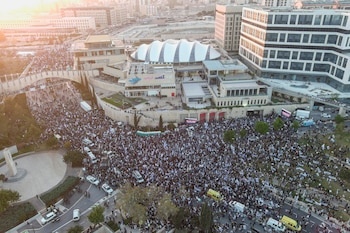 Los manifestantes en Jersualén (REUTERS/Ilan