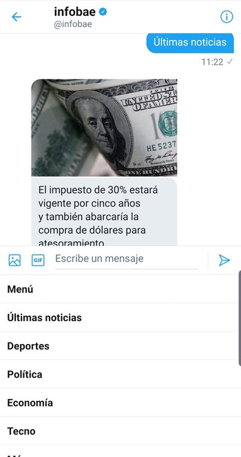 Para interactuar con iBot en