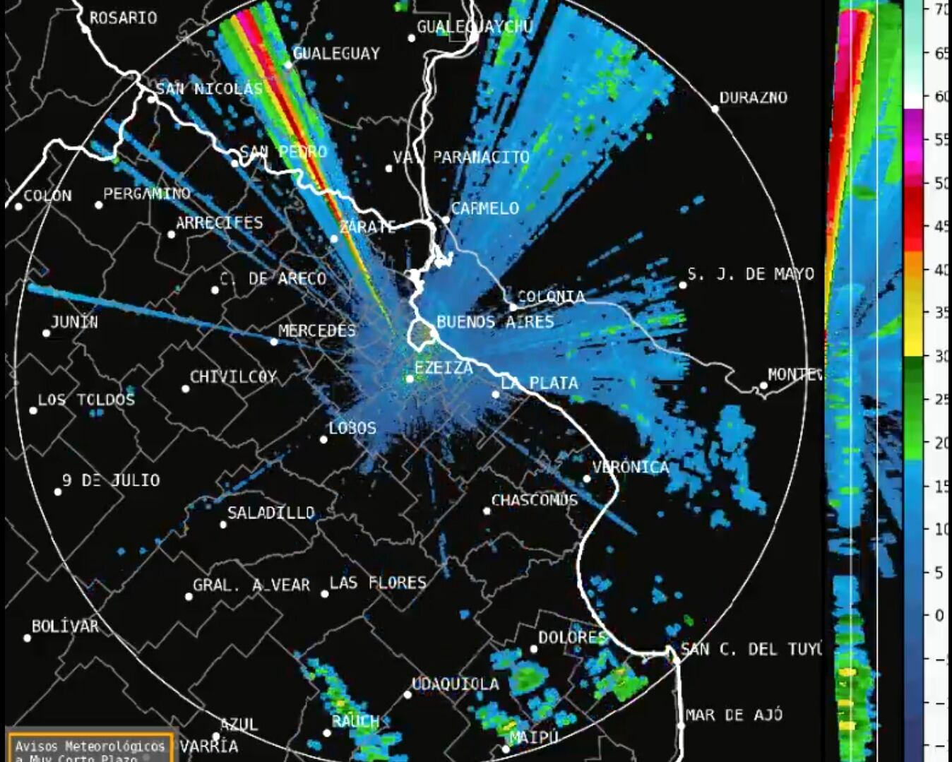 Las lloviznas se esperan en la parte sur del AMBA