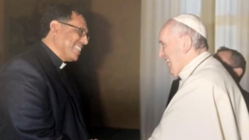 Miguel Domínguez, párroco de la