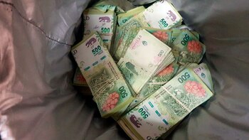 Parte del dinero que se