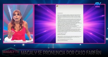 Magaly Medina denuncia “cacería de brujas” tras pedido de Jefferson Farfán para llevarla a prisión. Captura: Magaly TV La Firme.