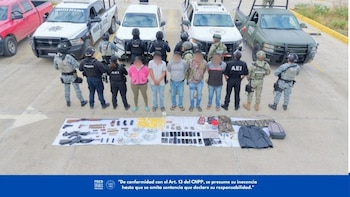 Cateo en Oaxaca destapa centro de distribución de drogas en la Sierra Sur: detienen a cinco y aseguran armas de alto poder
