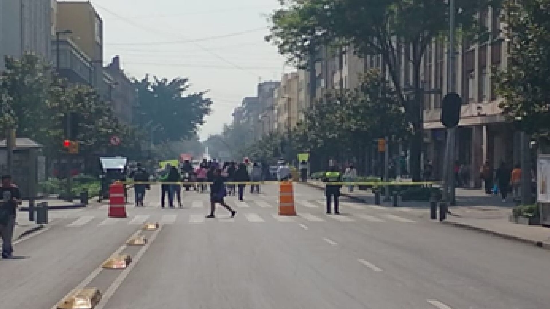 Manifestación CDMX zócalo (@OVIALCDMX/X)