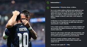 El posteo de Lautaro Martínez para Messi