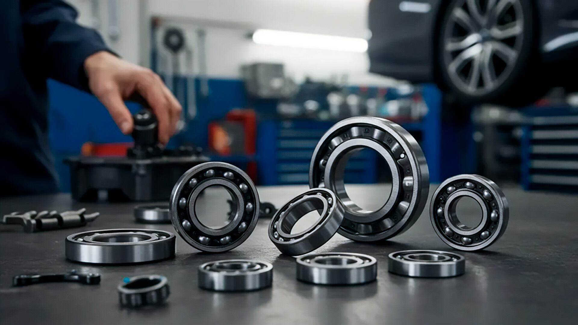SKF se hizo famosa como marca que fabrica rulemanes de rueda, aunque también produce autopartes de suspensión y dirección para automóviles