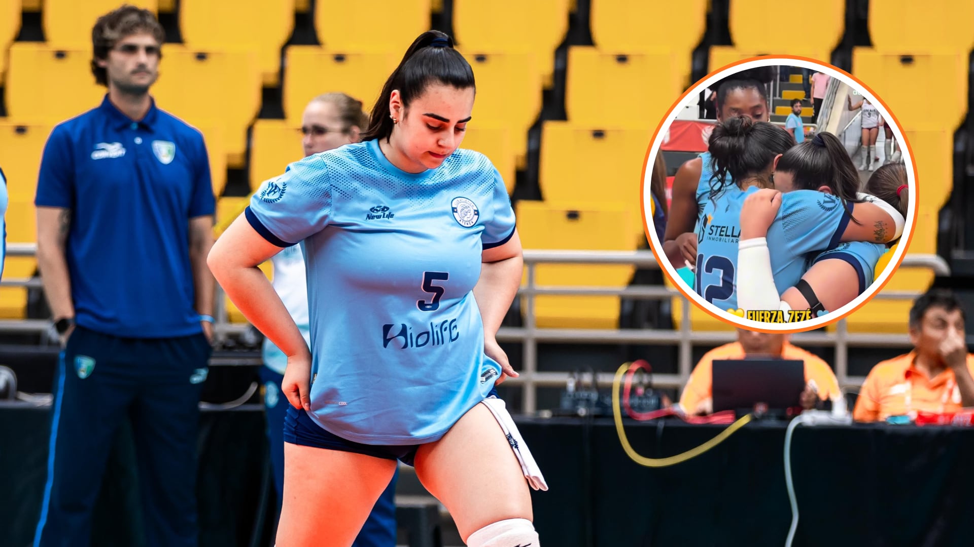 Entre lágrimas y fortaleza: Zezé Rojas jugó el partido de la Liga Peruana de Vóley pese a fallecimiento de su abuela