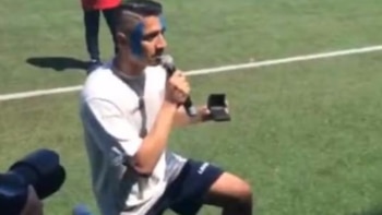 El futbolista Gianluca Lapadula sorprende