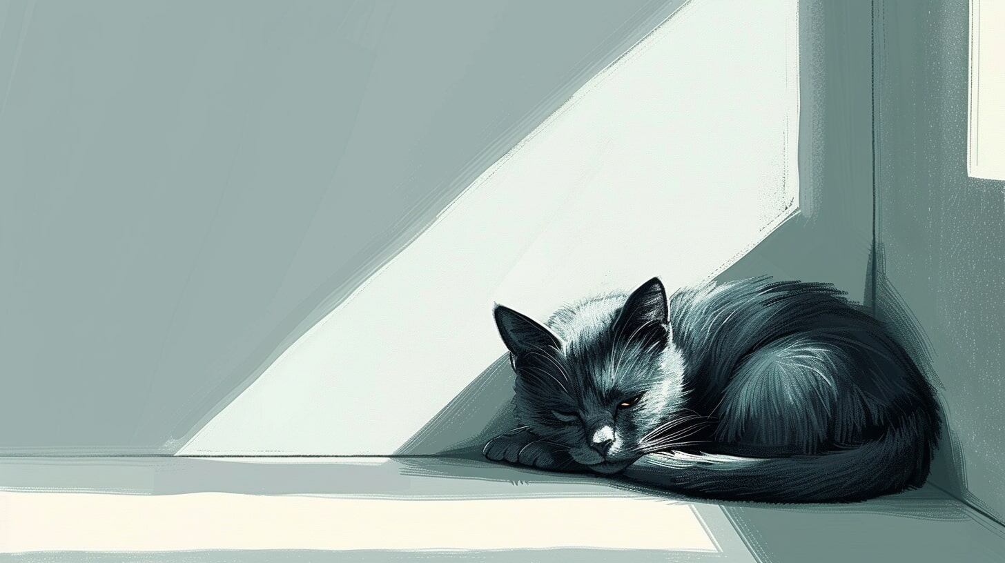 Un gato abandonado silenciosamente por su dueño en el entorno doméstico. (Imagen Ilustrativa Infobae)
