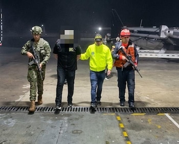 Alias Cantante era requerido por una notificación roja de Interpol en una investigación vinculada con rutas del narcotráfico hacia Centroamérica y Estados Unidos - crédito Policía Nacional de Colombia
