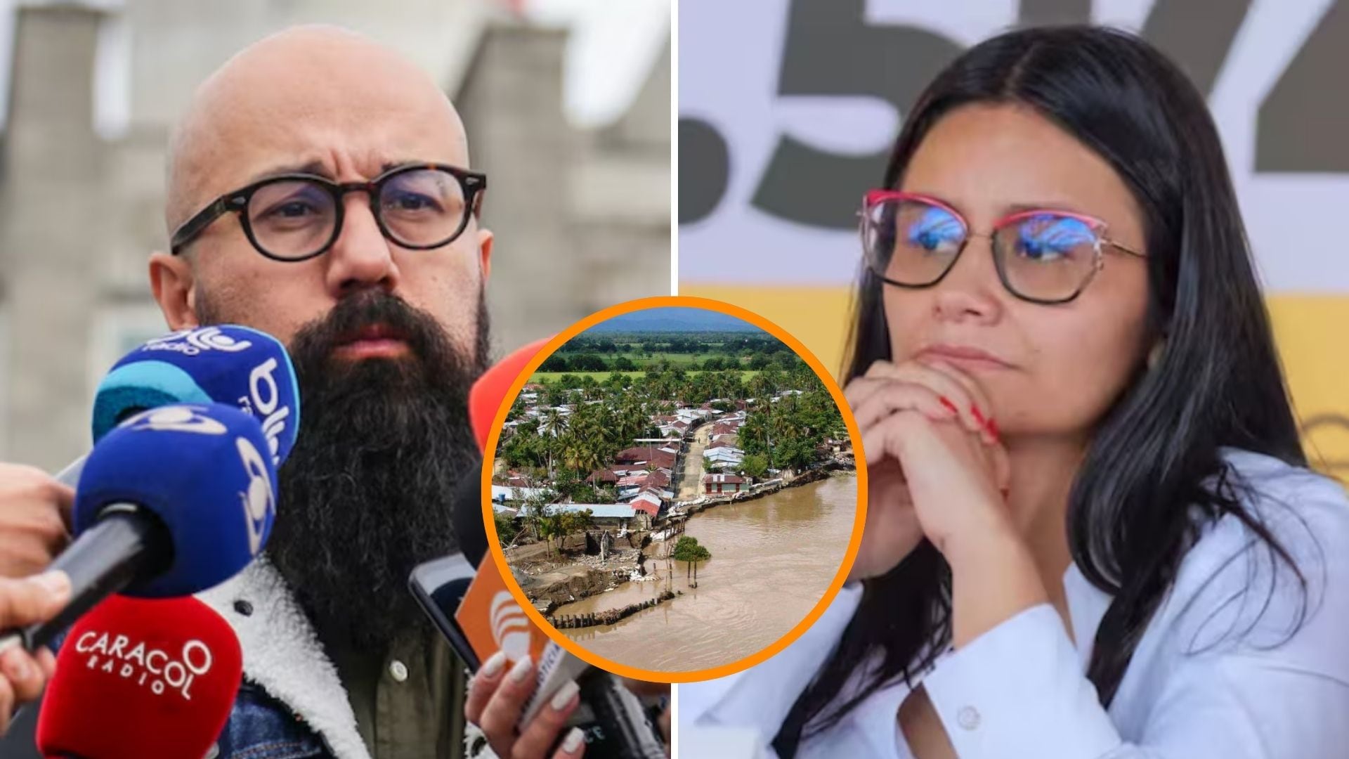 Carrillo cuestionó el contrato de 250 millones de pesos con la UNP para la seguridad de Angie Rodríguez y dijo que sería una forma de financiar una camioneta blindada - crédito Catalina Olaya/Colprensa/Presidencia/