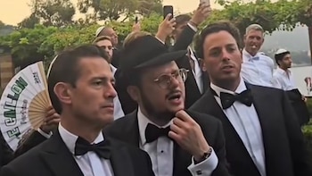 Enrique Peña Nieto reaparece en boda junto a empresario vinculado al caso Pegasus