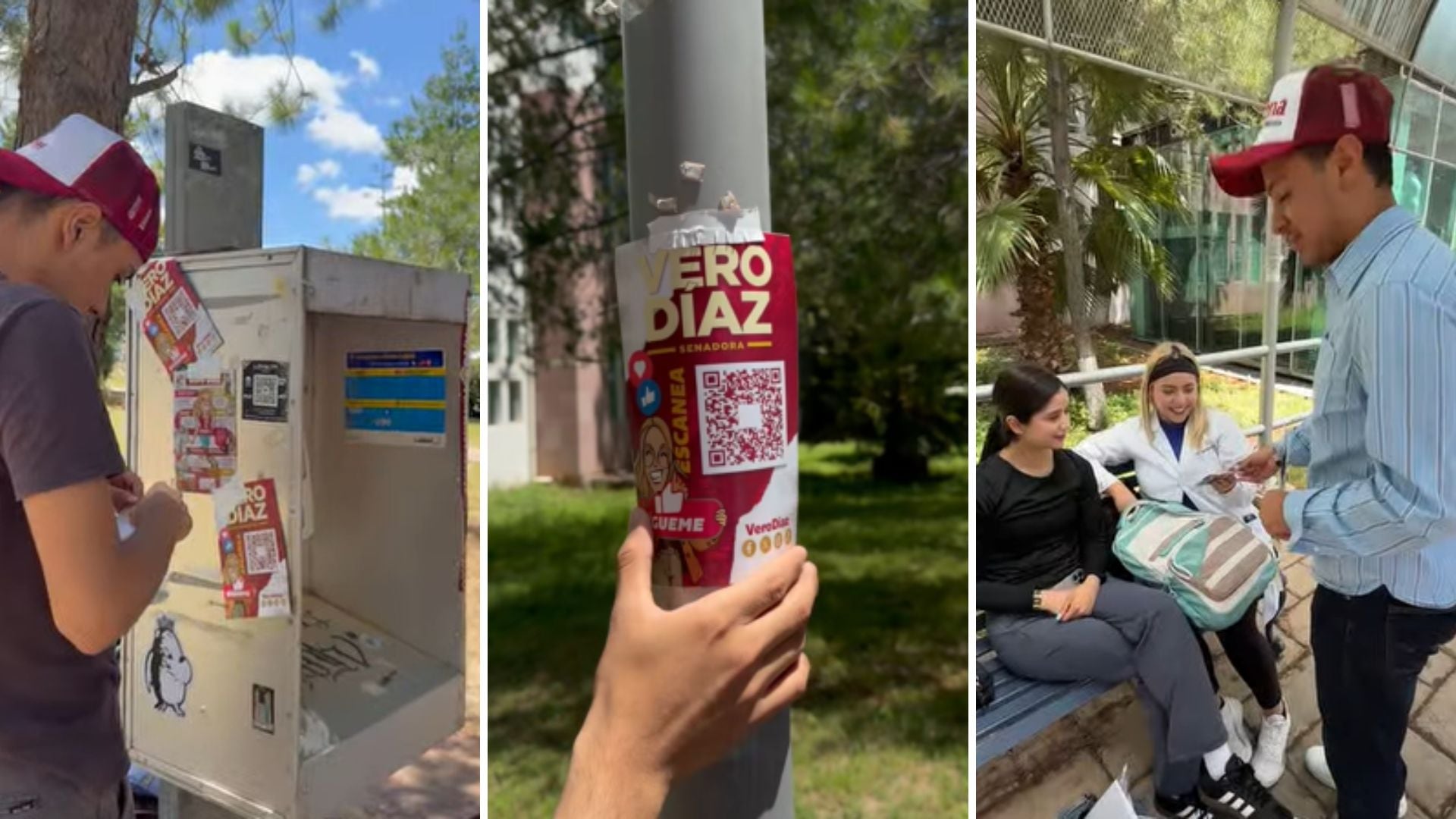 Proselitismo Zacatecas Morena Universidades Verónica Díaz (especial)