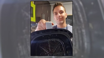 Diego Fernández, ingeniero químico, sobre cómo limpiar la freidora de aire: “Pon dos cucharadas de bicarbonato de sodio y echa agua muy caliente”