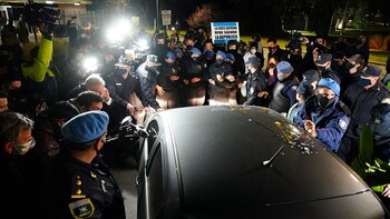 El momento en que intentaron