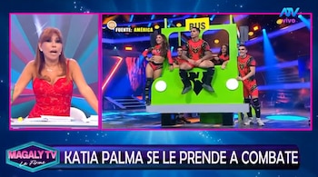 Magaly Medina lanza advertencia a Katia Palma antes del regreso de Combate: “Todavía la competencia ni se ha prendido”. Captura: Magaly TV La Firme.