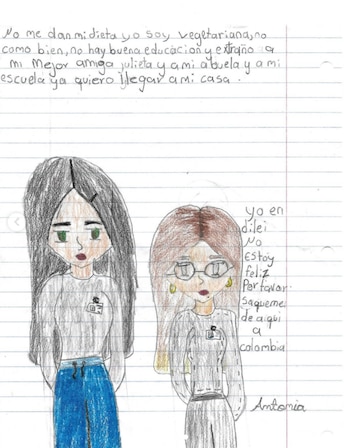 La joven afirma que los