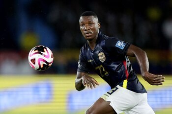 Ecuador midfielder Moisés Caicedo was underrated by Asprilla ahead of Ecuador's 1-0 win over Colombia against Barranquilla, in which he was one of the numbers - credit Luisa González/REUTERS