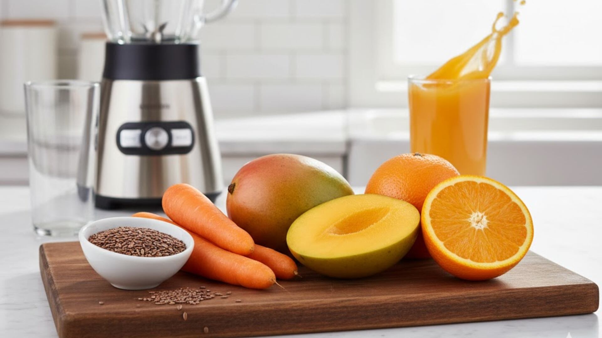 La ralladura de naranja le da un toque único a este licuado, perfecto para depurar y sumar nutrientes.(Gemini)