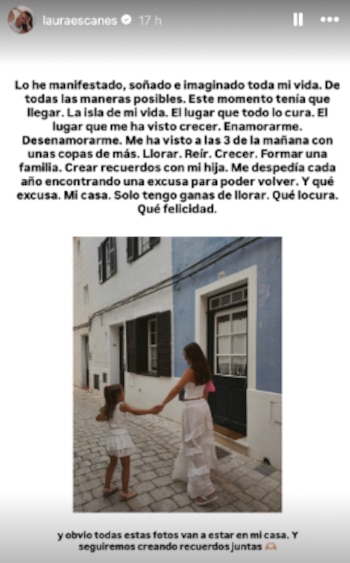 Laura Escanes se compra una casa en Menorca (Instagram / @lauraescanes)