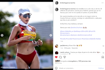 Kimberly García, cuatro veces campeona mundial. Crédito: Instagram Kimberly García.