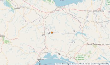 Temblor registrado en Oaxaca.
(SSN)
