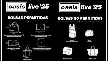 Estas son las bolsas permitidas