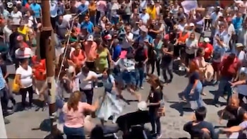 Dieron golpiza a mujer presuntamente