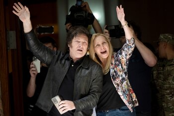 Javier y Karina Milei (Foto: