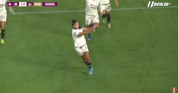 Gol madrugador de Pierina Núñez para el 1-0 de Universitario vs Alianza Lima por semifinal vuelta de Liga Femenina 2026.