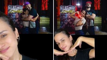 Aprovecho y se fotografió al