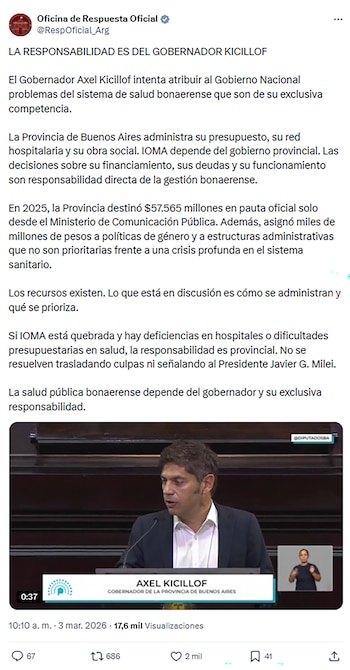 El mensaje de la Oficina