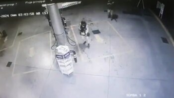 La cámara de una gasolinera