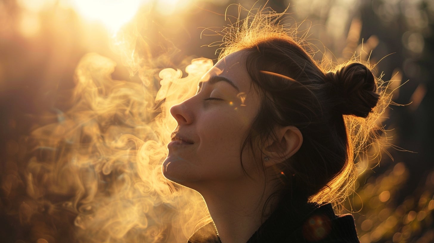 La respiración profunda, recomendada por neurólogos, contribuye a la relajación y al manejo del estrés activando el nervio vago de forma natural (Imagen Ilustrativa Infobae)