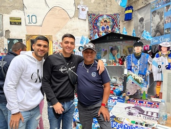 Coty Maradona y Lalo Maradona