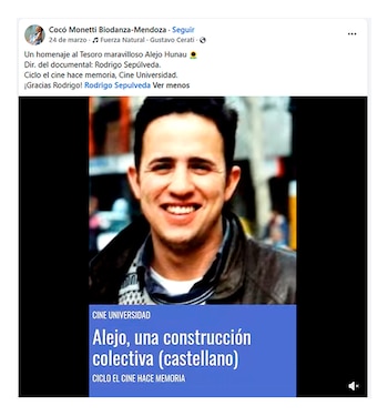 El 23 de noviembre de 2004, Alejo Hunau fue encontrado asesinado en su departamento