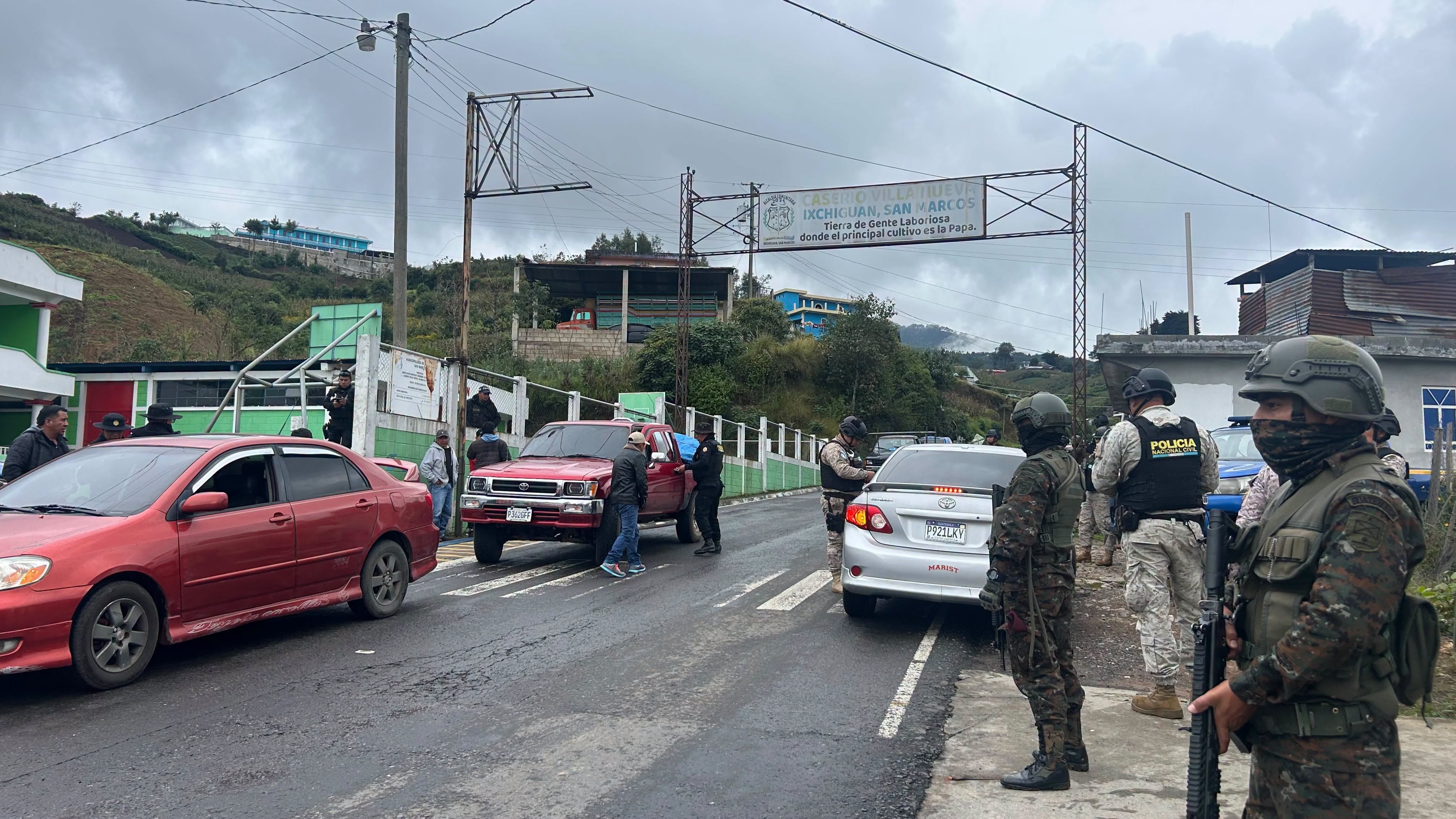 El Ejército de Guatemala y la Policía Nacional Civil desplegaron 700 efectivos en Tajumulco e Ixchiguán para recuperar el control del territorio. (Ejército de Guatemala)
