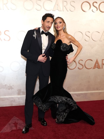 Adrien Brody y Georgina Chapman