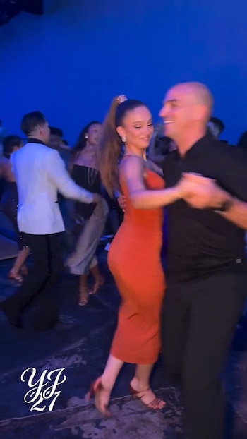 Cambiasso con su hija